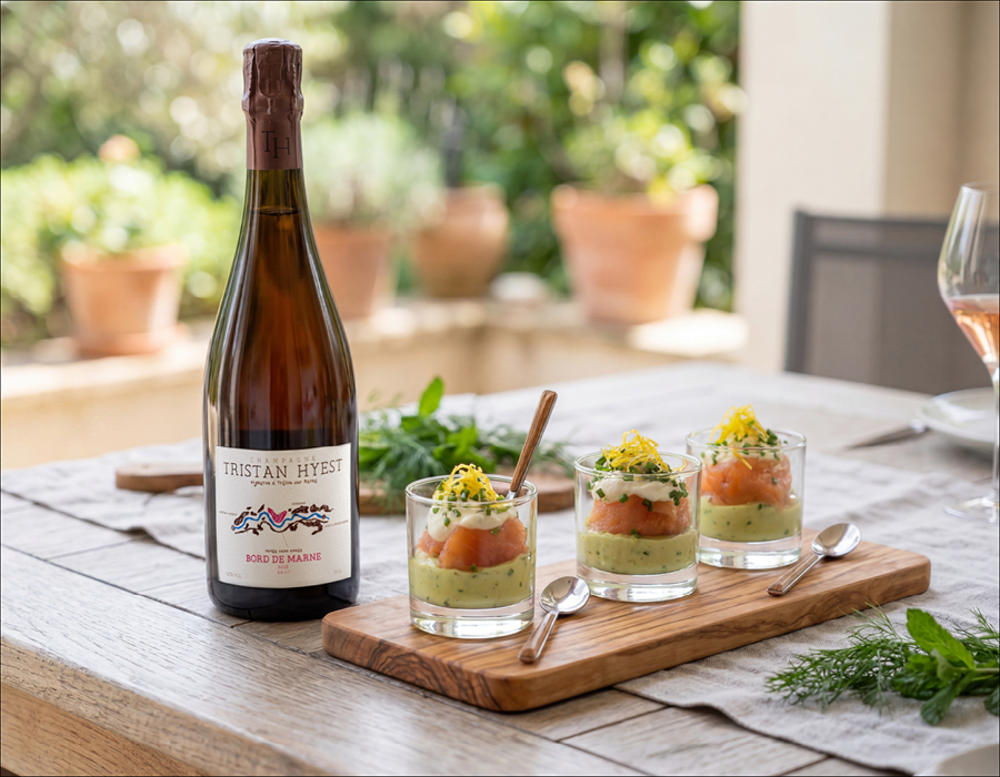 Bord de Marne Rosé Brut - Accords met et vin